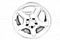 19-Inch 9" Wide 5 Double-Spoke Wheel