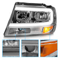 Headlight Set, Chrome Housing