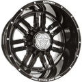FF037 20x12 -44 6x135 Gloss Black Spot Milled Wheel