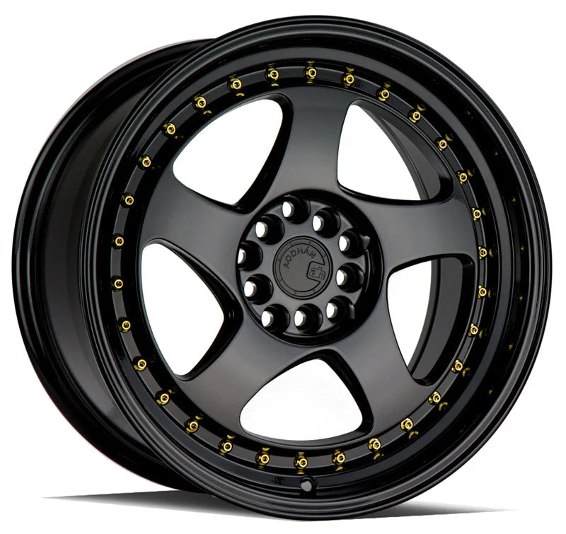 AH01 17x9 +25mm 5-Spoke Machined Face/Lip Wheel