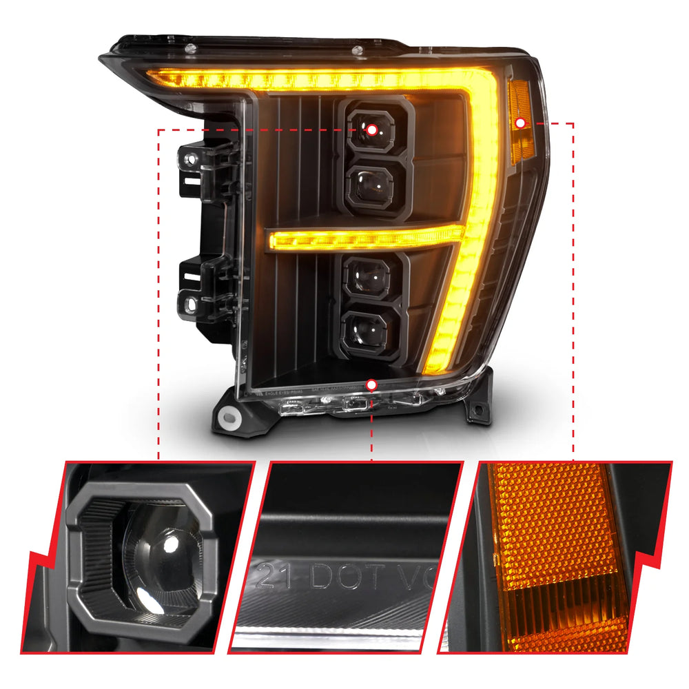 Z-Series Full LED Plank Projector Headlights