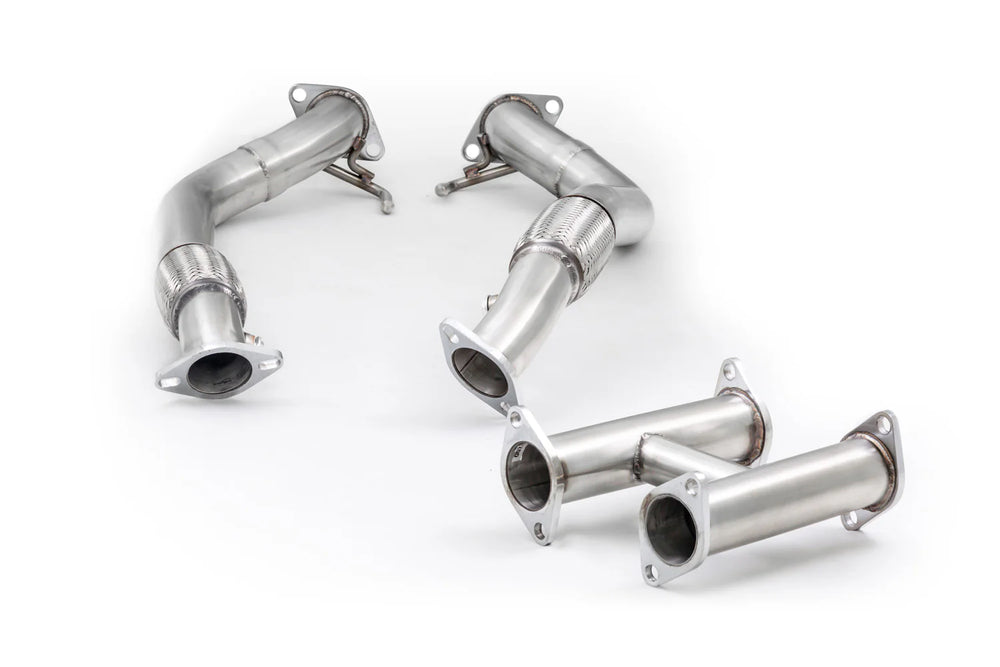 2.5-Inch T304 Stainless Steel Downpipe and H Test Pipe System