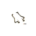 2.5-Inch T304 Stainless Steel Downpipe and H Test Pipe System