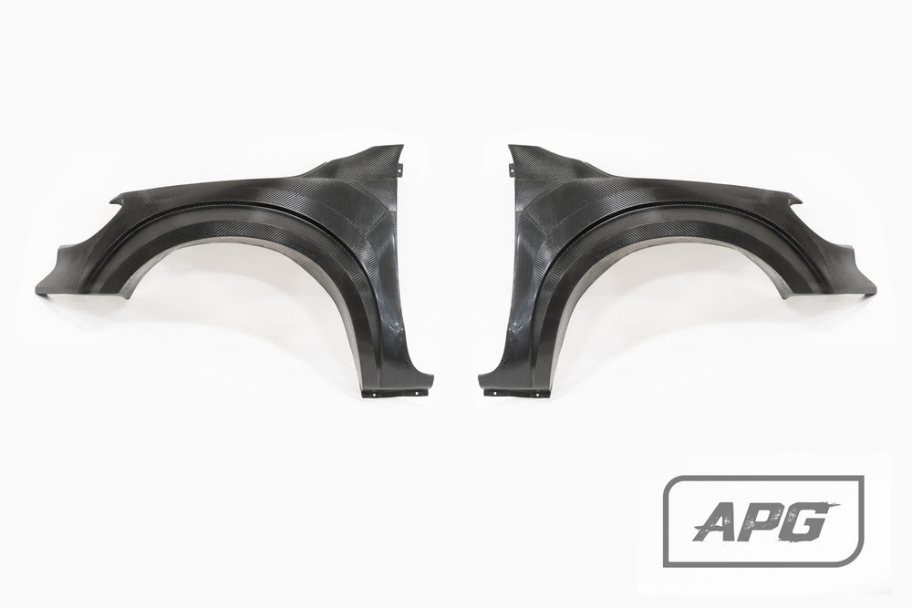 Carbon Fiber Wide Body Front Fenders