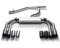 Valvetronic Catback Exhaust System w/ Quad Chrome Silver Tips