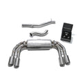 Valvetronic Catback Exhaust System w/ Quad Chrome Silver Tips
