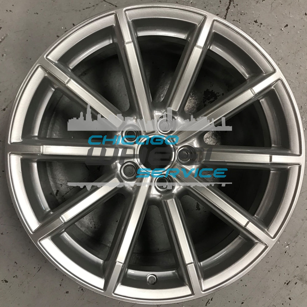 18x8.5 5 Lug 112mm Bolt Circle 29mm Offset Silver Aluminum Wheel