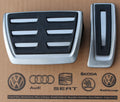 Stainless Steel Pedal Cap Set