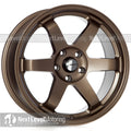 AV-06 18x8 +35mm 5x114.3mm Concave Flat Spoke Wheel, Matte Bronze