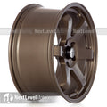 AV-06 18x8 +35mm 5x114.3mm Concave Flat Spoke Wheel, Matte Bronze