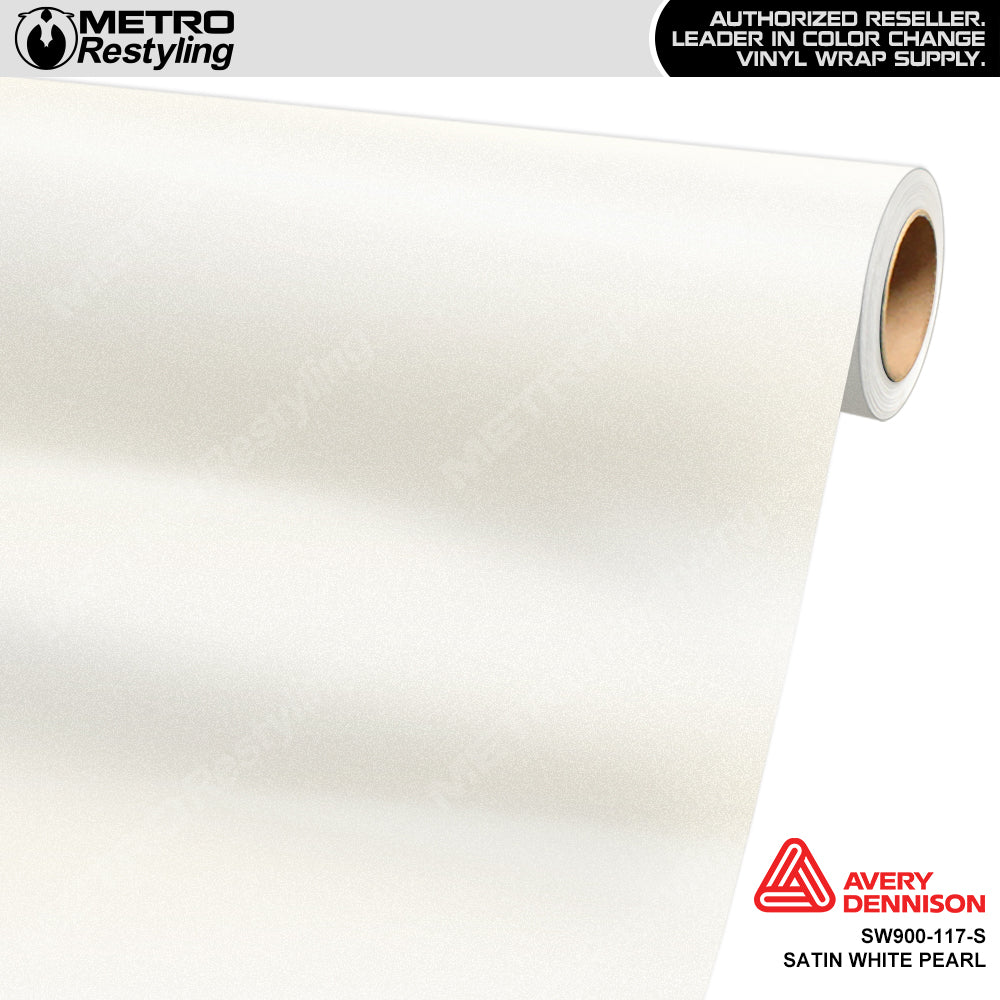 SW900 Satin White Pearlescent Cast Vinyl Wrap