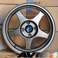 AV8 15x6.5 4x100 +35mm Bronze Wheel
