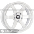 AV6 17x8 5x114.3 Matte White Alloy Wheel