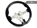 Dry Carbon Fiber Steering Wheel with Alcantara Grips