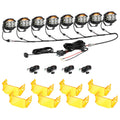4-Inch Amber Lens Cover Set