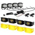 4-Inch Amber Lens Cover Set