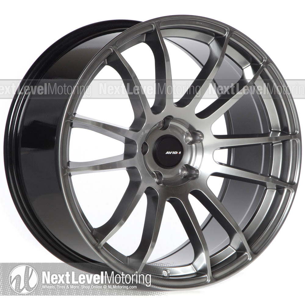 AV20 19x7.5 +22mm 5x114.3mm HyperBlack Wheel