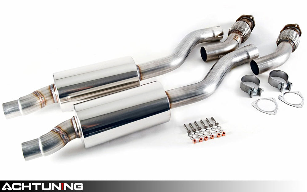 Resonated Downpipes, T304 Stainless Steel