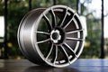 LM-R 19-Inch 5x114.3 +15 Offset Diamond Black/Silver Diamond-Cut Rim