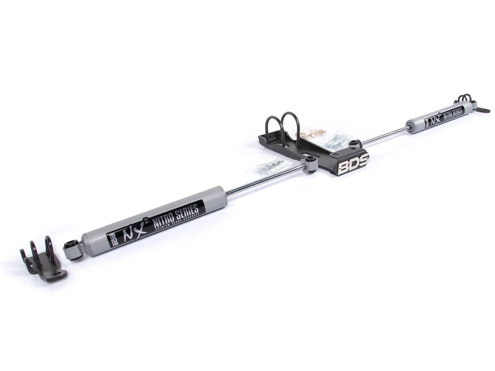 Dual Steering Stabilizer Mounting Kit with NX2 Shocks