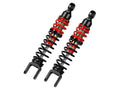 Rear Twin Shock Absorbers with Red Springs
