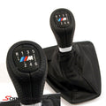 Leather Shift Knob with Boot, 6-Speed Manual