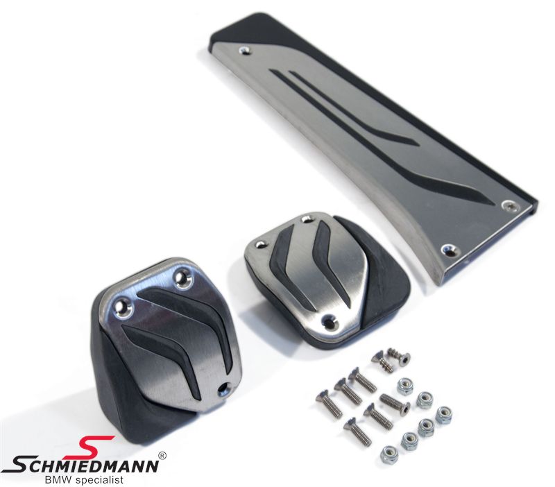 Stainless Steel Pedal Pad Set