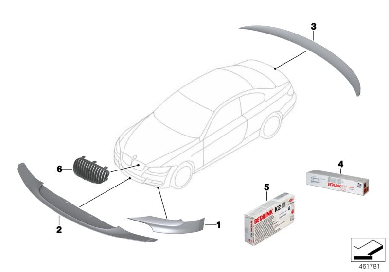M-Sport Style Trunk Spoiler