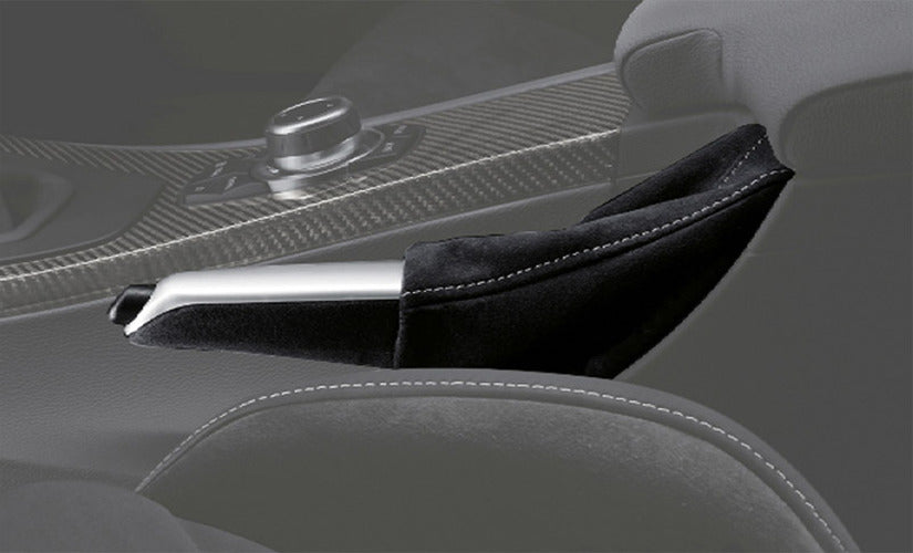 Alcantara Parking Brake Handle and Boot