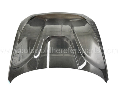 High-Gloss Carbon Fiber Front Grille