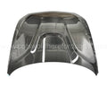 High-Gloss Carbon Fiber Front Grille