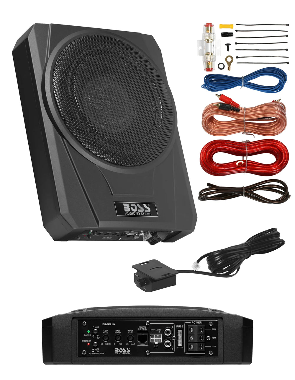 10-Inch Powered Car Subwoofer