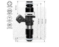 1200cc EV14L Fuel Injector