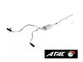 Borla 14 Silv/Sierra C/B Exhaust ATAK 1500 5.3L V8 AT/MT 2&4WD Ext Cab Split Side Exit