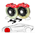 GT Silver 4-Piston Front Big Brake Kit