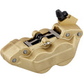4P Left-Hand Caliper Gold Cast Aluminum