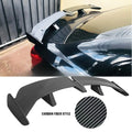 Fiber Style Rear Trunk Spoiler Wing