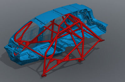 Weld-In Roll Cage Kit 1.75" DOM Steel