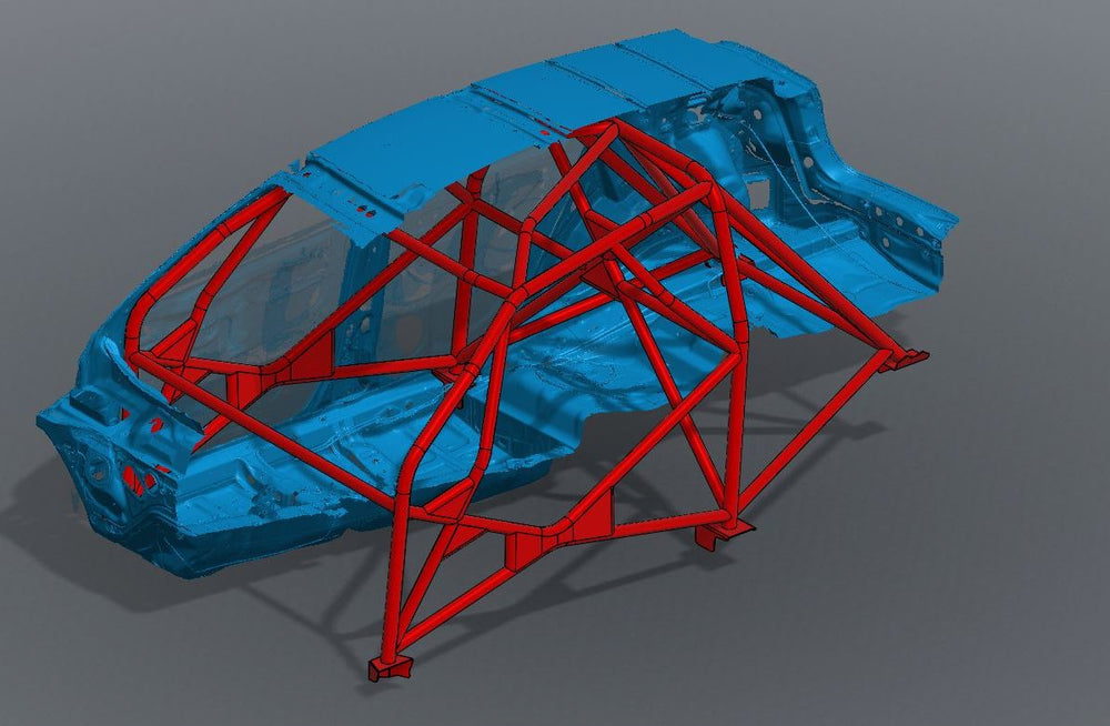Weld-In Roll Cage Kit 1.75" DOM Steel