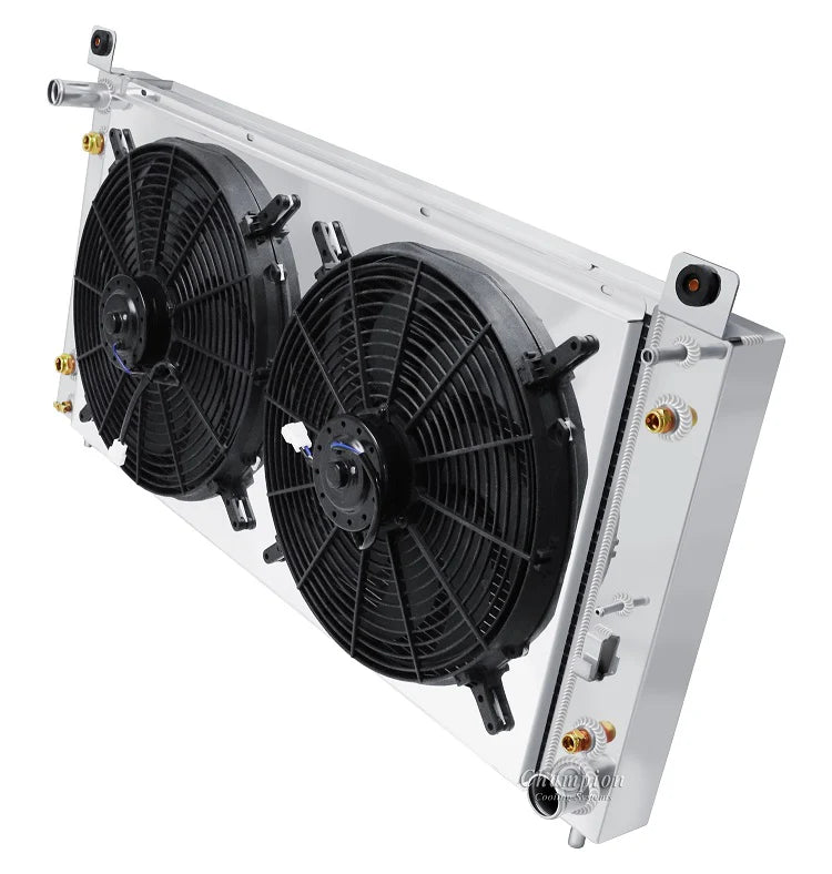 3-Row Aluminum Radiator with Transmission Cooler