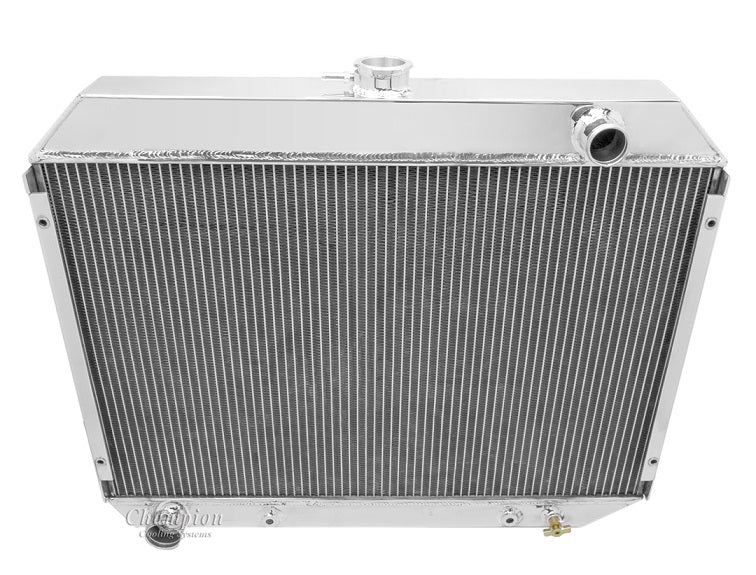 4-Row 26"W x 17.5"H Aluminum Radiator