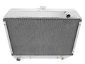 4-Row 26"W x 17.5"H Aluminum Radiator