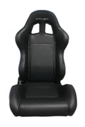 Racing Seats with Blue Piping