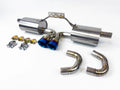 V2 Polished Exhaust Muffler with X-Pipe