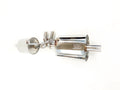 V2 Polished Exhaust Muffler with X-Pipe