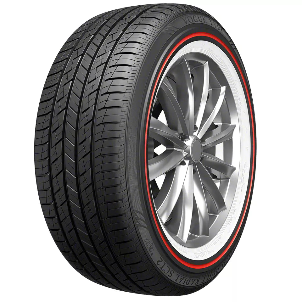 Custom Built Radial SCT2 Red Stripe Tire