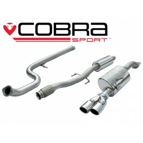 Cat-Back Exhaust System 2.5" T304 Stainless Steel