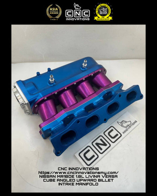 Billet Aluminum Intake Manifold for MR18DE MR20DE 1.8L