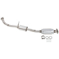 Dual-Exit Muffler [60mm Pipe, Oval] Stainless Steel