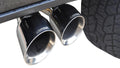 Cat-Back Exhaust System, 3.0" Pipe, Twin 4.0" Tips